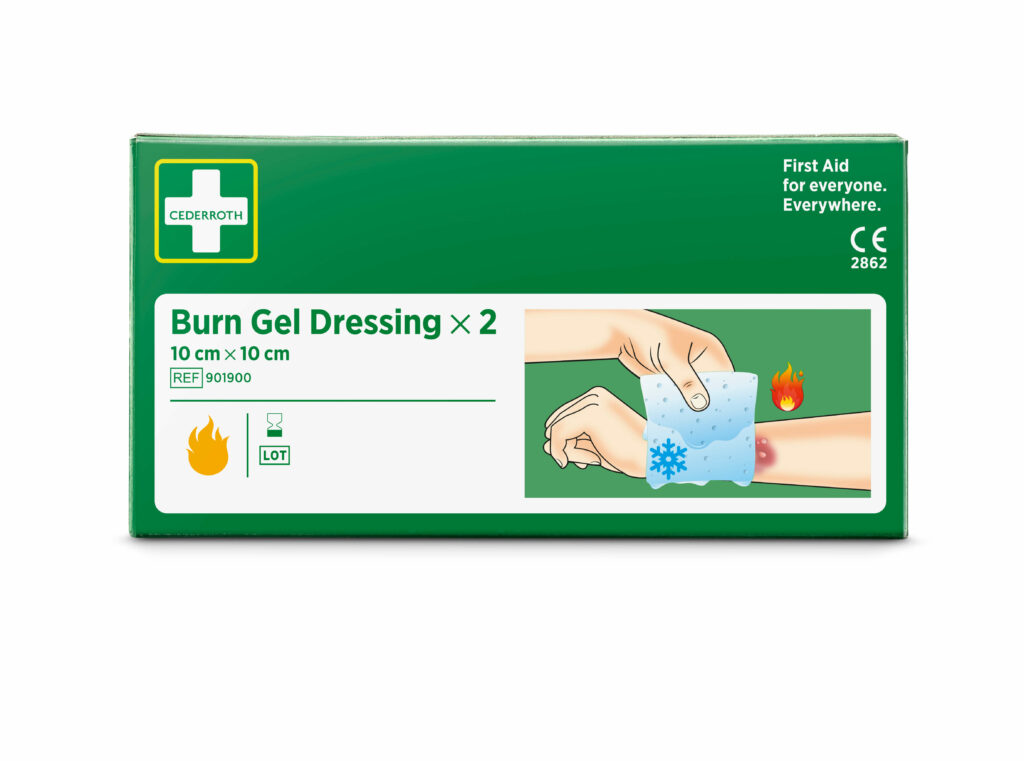 "Cederroth" Burn Gel Dressing Verband 10 cm x 10 cm