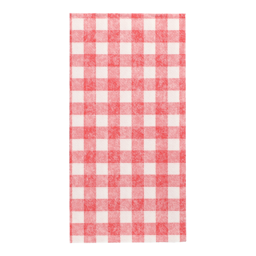 Servietten "ROYAL Collection" 1/8-Falz 40 cm x 40 cm rot "Vichy Karo"