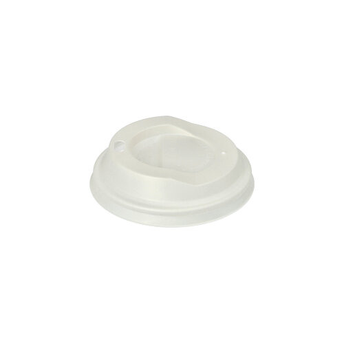 Dom-Deckel, C-PLA Ø 8 cm · 2,1 cm weiss