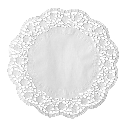 Tortenspitzen rund Ø 32 cm weiss