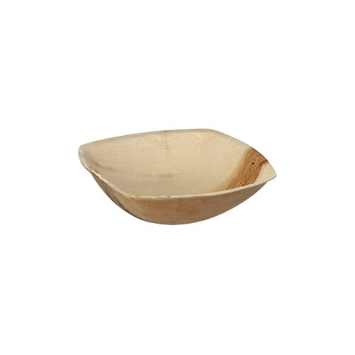 Schalen Palmblatt "pure" 200 ml 4 cm x 14 cm x 14 cm natur "QUADRATO"