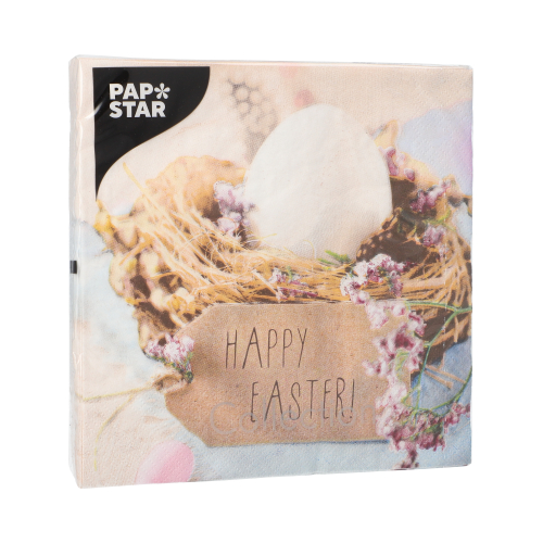 Servietten, 3-lagig 1/4-Falz 33 cm x 33 cm "Easter Nest"