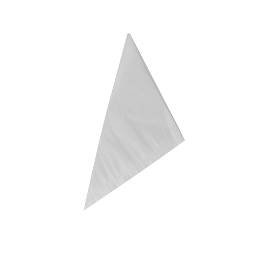 Spitztüten, Pergament-Ersatz, gefädelt 19 cm x 19 cm x 27 cm weiss Füllinhalt 125 g, fettdicht Spitztüten, Pergament-Ersatz, gefädelt 19 cm x 19 cm x 27 cm weiss Füllinhalt 125 g, fettdicht