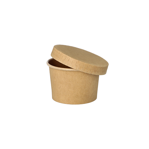 Portionsbecher, Pappe 45 ml Ø 6 cm · 4,1 cm braun