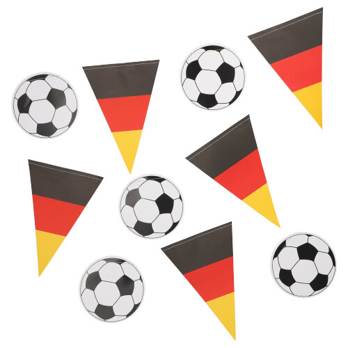 Flaggenkette, Papier 3 m "Fußball/Deutschland"