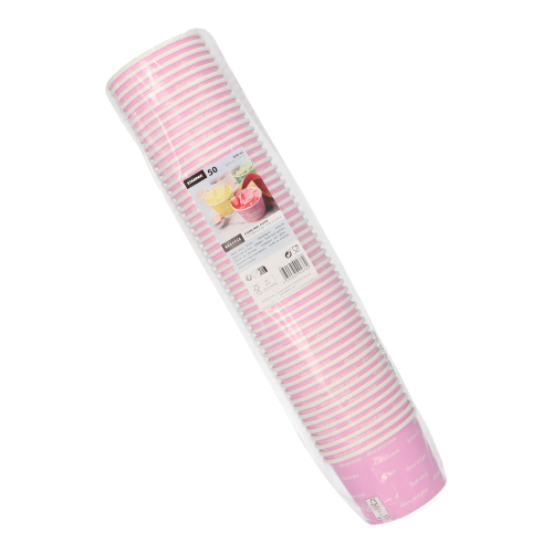 Eisbecher, Pappe 250 ml Ø 9,5 cm · 6,2 cm rosa "Icelove"