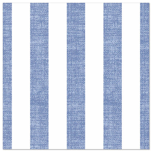 Servietten "ROYAL Collection" 1/4-Falz 40 cm x 40 cm blau "Lines"