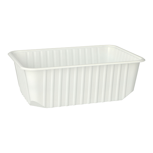 Verpackungsbecher, PP 1 l 6,3 cm x 18,6 cm x 13,3 cm weiss