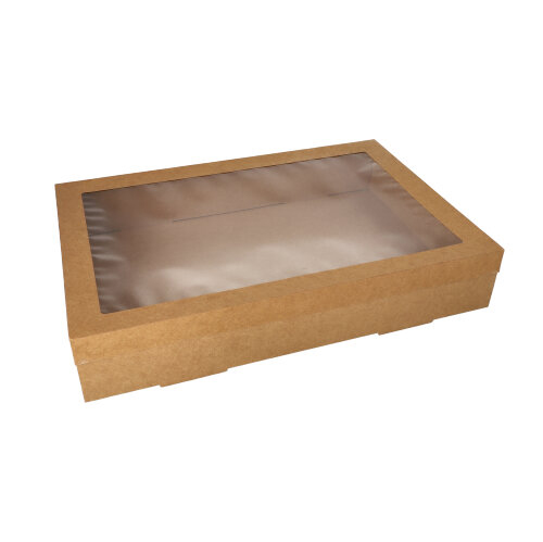 Transport- und Catering-Kartons, Pappe eckig 8 cm x 31 cm x 45 cm braun