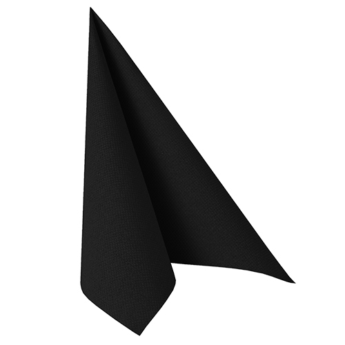 Servietten "ROYAL Collection" 1/4-Falz 40 cm x 40 cm tiefschwarz