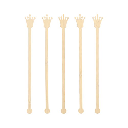 Getränke-Quirle, Bambus "pure" 20 cm "Crown"