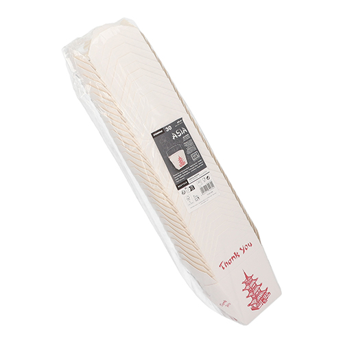 Snackboxen mit Henkel "ASIA" eckig 470 ml 8,5 cm x 7,5 cm x 5,5 cm "Temple"