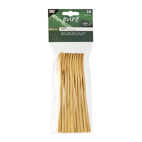 Gabeln, Bambus "pure" 16,5 cm
