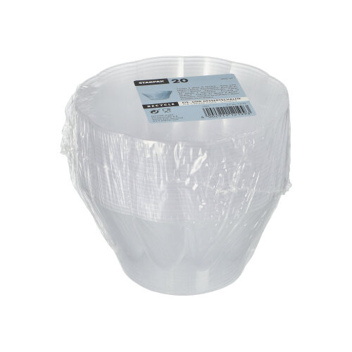 Eis- und Dessertschalen, PS 400 ml Ø 12 cm · 7 cm glasklar
