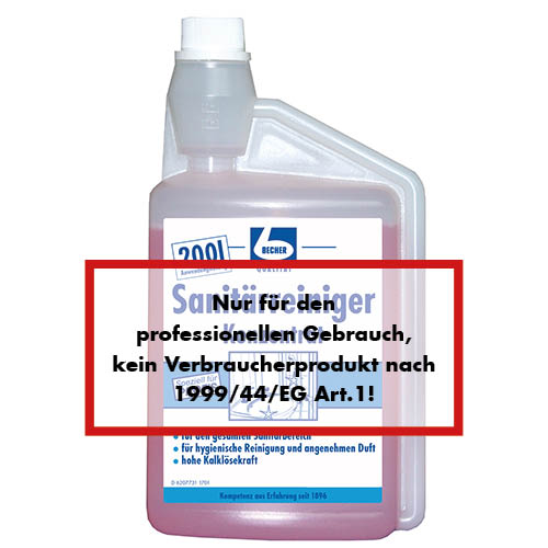 "Dr. Becher" Sanitärreiniger Konzentrat 1 l Dosierflasche