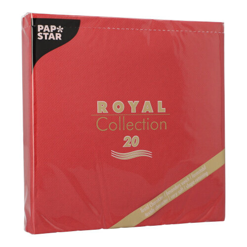 Servietten "ROYAL Collection" 1/4-Falz 40 cm x 40 cm bordeaux