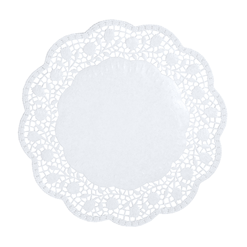 Tortenspitzen rund Ø 30 cm weiss