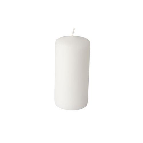 Stumpenkerzen Ø 50 mm · 100 mm weiss