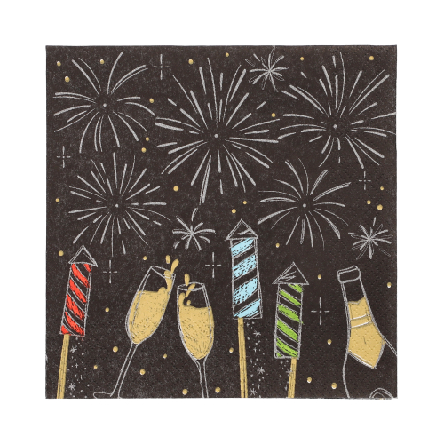 Servietten, 3-lagig 1/4-Falz 33 cm x 33 cm "Celebrations"