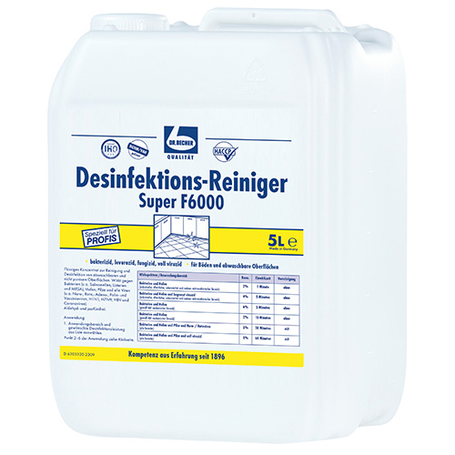 "Dr. Becher" Desinfektions-Reiniger 5 l super F6000