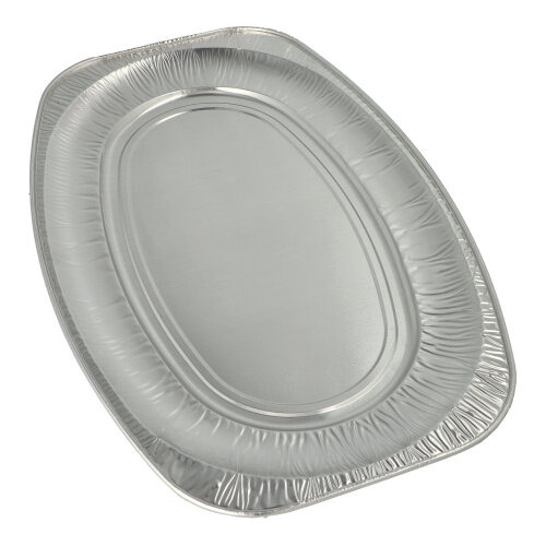 Servierplatten, Alu oval 54,7 cm x 35,8 cm