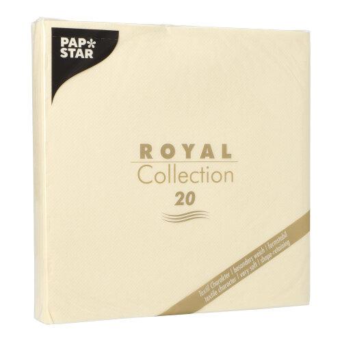 Servietten "ROYAL Collection" 1/4-Falz 40 cm x 40 cm champagner