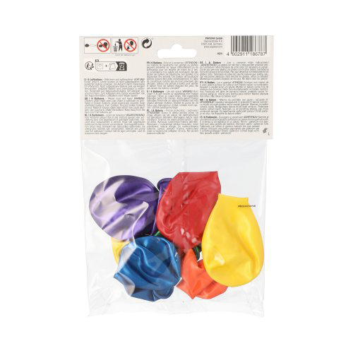 Luftballons Ø 25 cm farbig sortiert "Metallic"