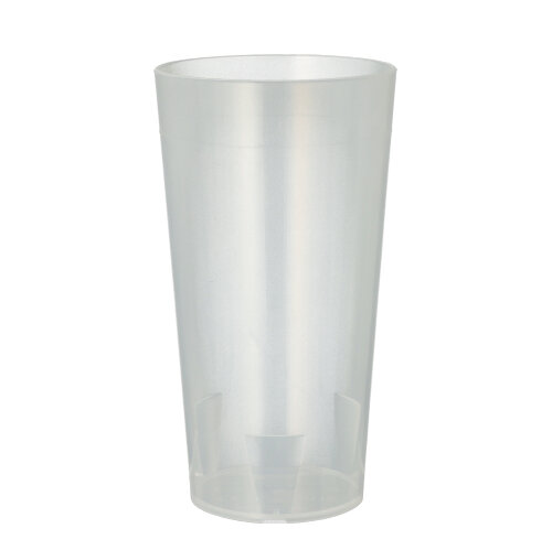 Mehrweg-Trinkbecher 0,4 l Ø 7,5 cm · 14,5 cm transluzent unzerbrechlich Mehrweg-Trinkbecher 0,4 l Ø 7,5 cm · 14,5 cm transluzent unzerbrechlich