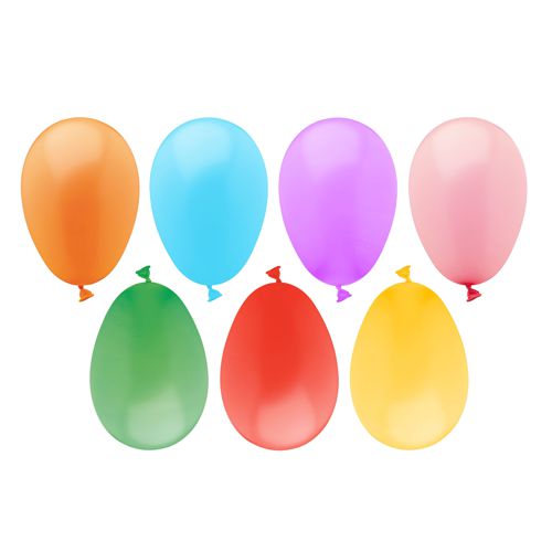 Luftballons farbig sortiert "Wasserbomben"