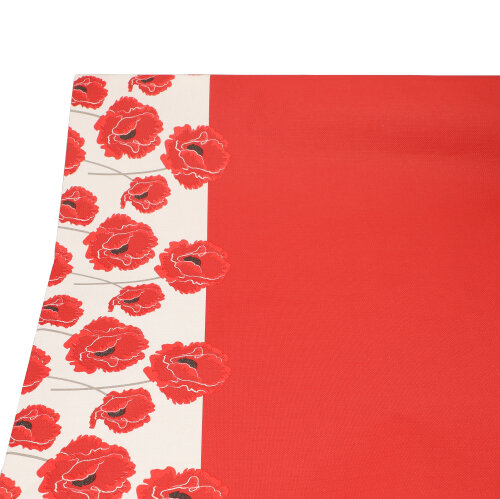 Tischdecke, Papier 3 m x 1,2 m "Poppy"