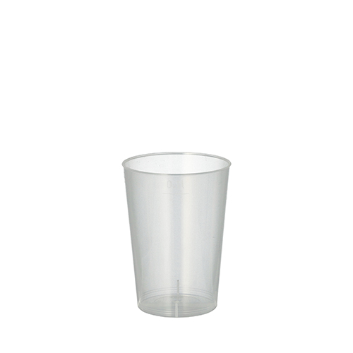 Mehrweg-Trinkbecher PP 0,1 l Ø 5,2 cm · 7,4 cm transluzent "Zakeke"