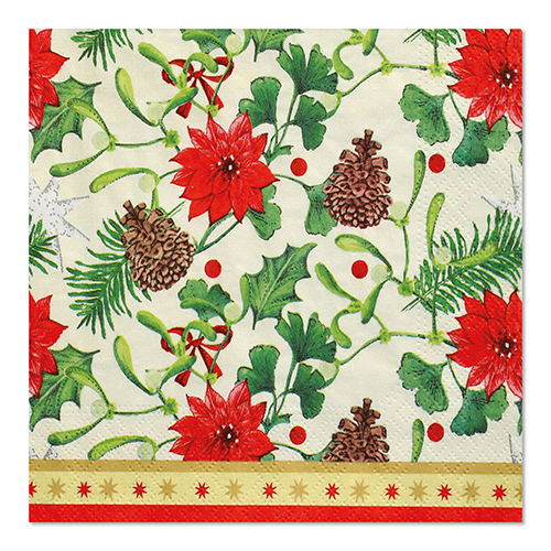 Servietten, 3-lagig 1/4-Falz 33 cm x 33 cm "Winterly" Servietten, 3-lagig 1/4-Falz 33 cm x 33 cm "Winterly"