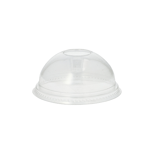 Dom-Deckel "Hurricane", PET Ø 9,5 cm · 4,5 cm glasklar ohne Lochung