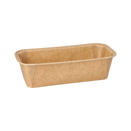 Backformen eckig 523 ml 5 cm x 8,5 cm x 18,8 cm braun