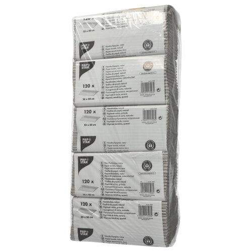 Blatt Handtuchpapier C-Falz 51 cm x 24 cm natur 1-lagig