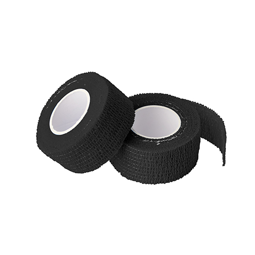 Rollen Pflaster / Bandagen selbsthaftend 5 m x 2,5 cm schwarz