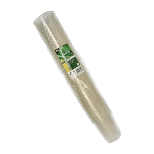 Kaltgetränkebecher, PLA "pure" 0,3 l Ø 9,5 cm · 10,68 cm glasklar