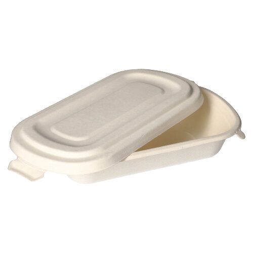 Schalen, Zuckerrohr "pure" 750 ml 4,4 cm x 13,4 cm x 22,9 cm weiss