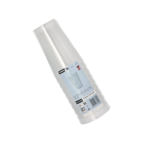 Mehrweg-Trinkbecher PP 0,4 l Ø 8,6 cm · 12,9 cm transluzent extra stabil