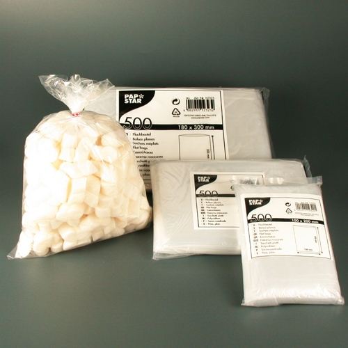 Flachbeutel, LDPE 24 cm x 16 cm transparent