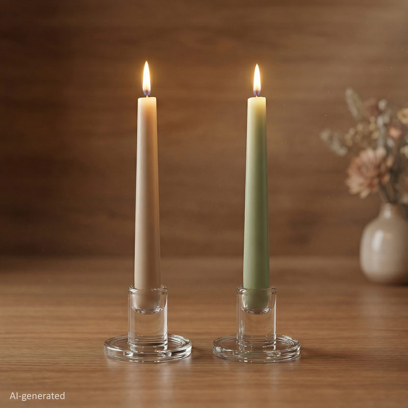 Kerzenhalter Glas Ø 6,6 cm · 5,8 cm