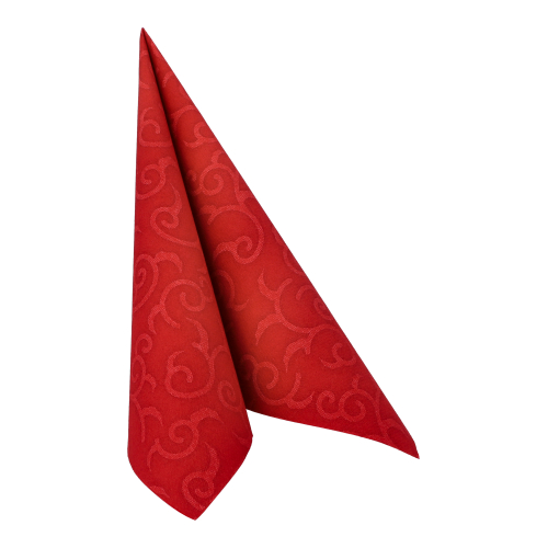 Servietten "ROYAL Collection" 1/4-Falz 40 cm x 40 cm bordeaux "Casali"