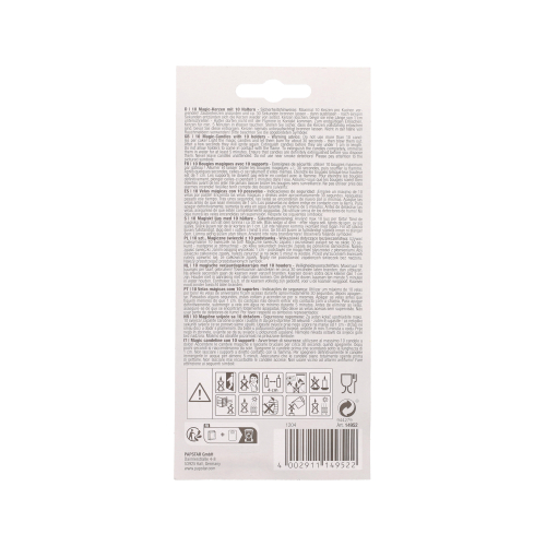 Magic-Kerzen mit Halter 6 cm farbig sortiert