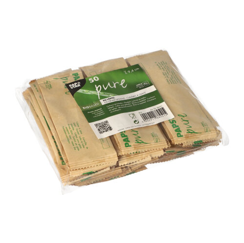 Eislöffel, Holz "pure" 9,4 cm einzeln verpackt in Papierbeutel