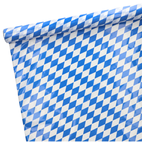 Tischdecke, Folie 20 m x 1 m "Bayrisch Blau"