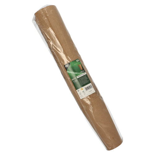 Pommes-Frites-Schütte, Pappe rund Ø 6 cm · 17,7 cm braun groß