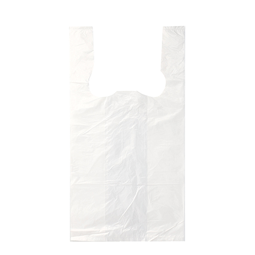Hemdchen-Tragetaschen, HDPE 50 cm x 26 cm x 16 cm weiss