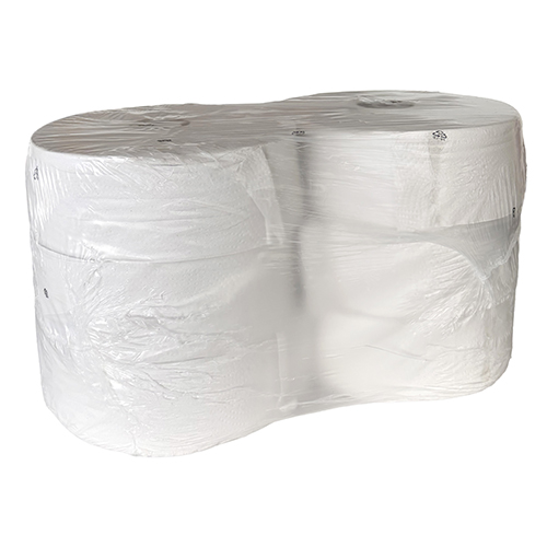 Rollen Toilettenpapier Ø 27 cm · 380 m x 9 cm Jumborolle 2-lagig, Papier 100% recycling