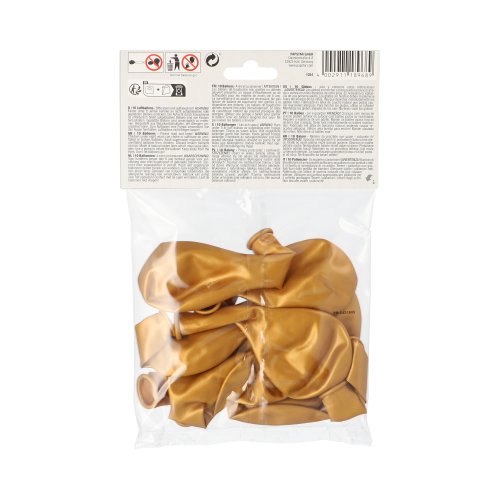 Luftballons Ø 25 cm gold