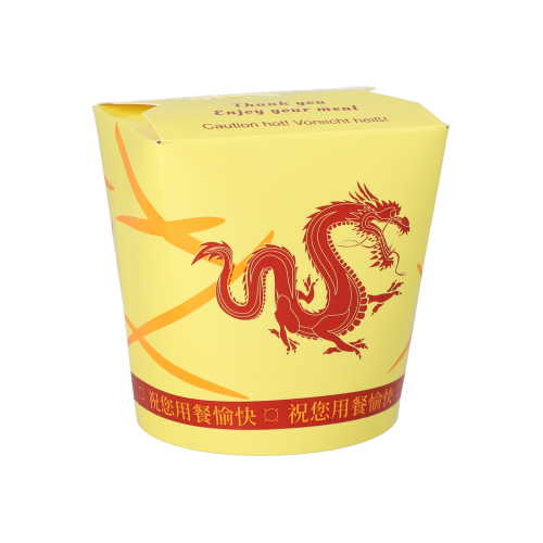 Snackboxen "ASIA" rund 900 ml 11,2 cm x 11 cm x 9,5 cm "Dragon"